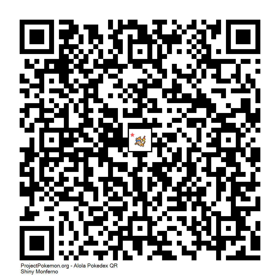 Cdigo QR de Monferno variocolor